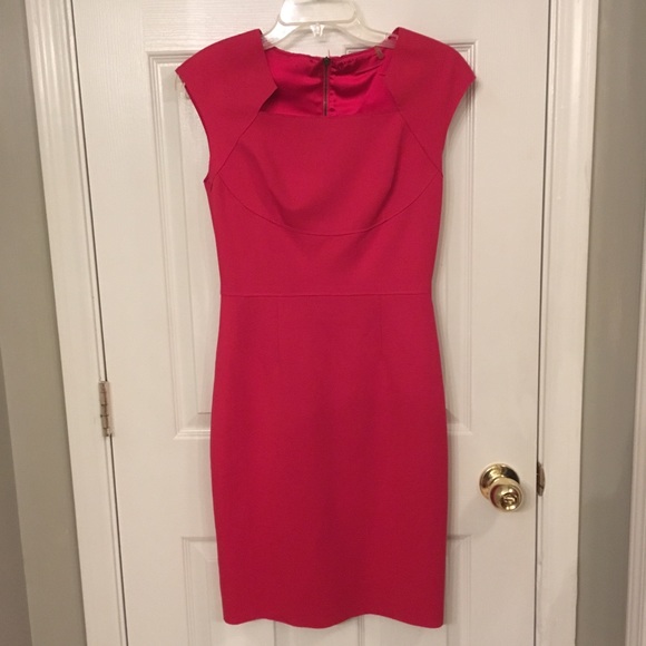 Elie Tahari Dresses & Skirts - Elie Tahari hot pink sheath dress